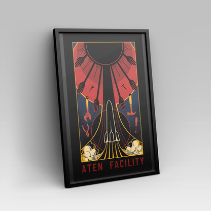 RubixRaptor | Project Blue Facility - Art Print