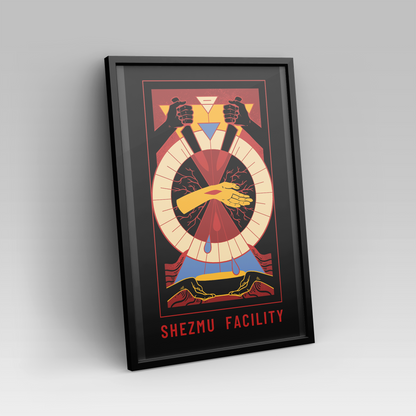 RubixRaptor | Project Blue Facility - Art Print