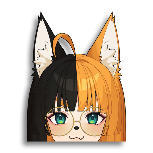 Cakejumper | Cake is Up to Something - Peeker Sticker