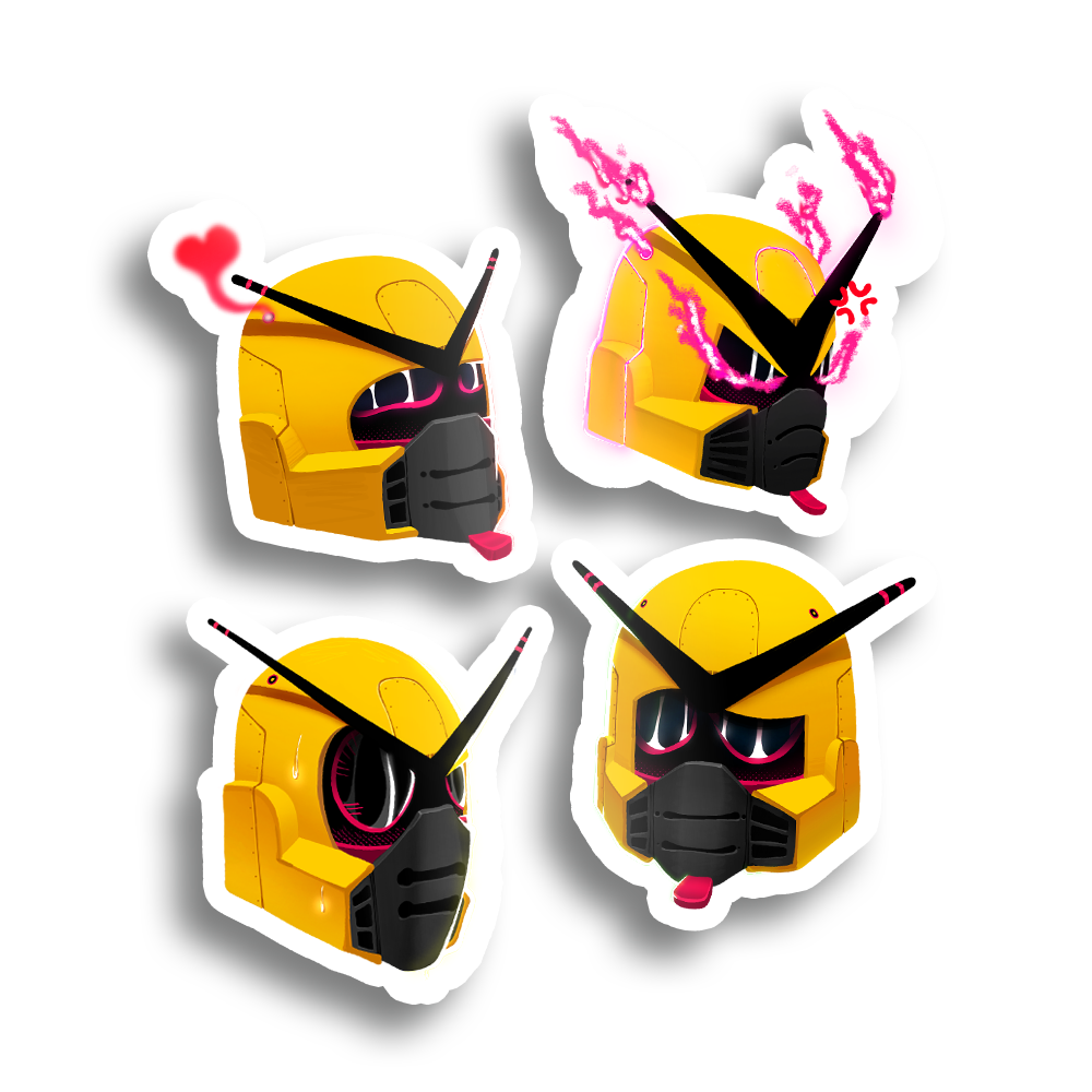 Gundamboi |  Expressive Sticker Boi - Sticker Pack