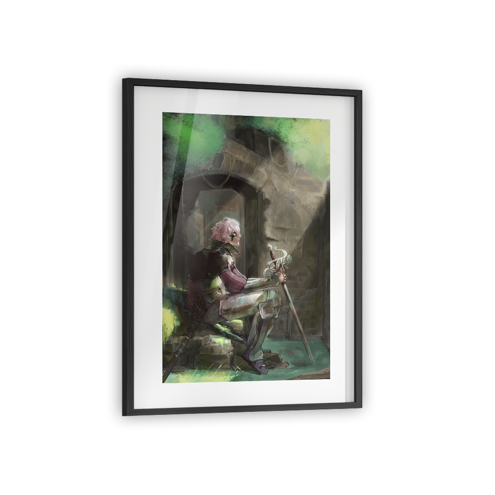 PorcelainMaid | A Guard's Undying Loyalty - Art Print