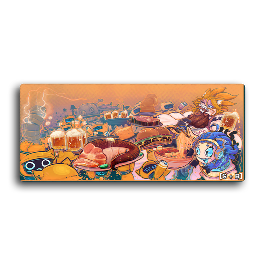 Sigrid and Bird | The Horrible Beasts Consume Their Vile Meal - Desk Mat