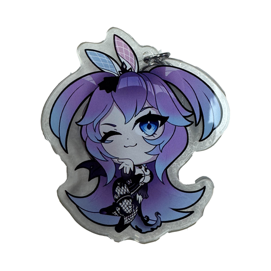 CottonTail | Chibi Acrylic Charm - Keychain